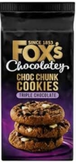 Fox's Chunkie Cookies Triple Chocolate 180g Fox's Chunkie Cookies Triple Chocolate 180g