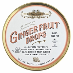 Simpkins Ginger Fruit Drops 200g 
