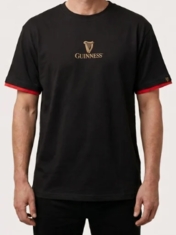 Guinness Gaelic Label Black Tee