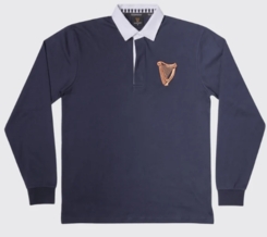 Guinness Navy Long Sleeve Rugby Shirt - Sold Out