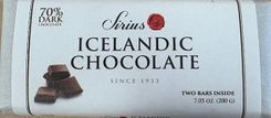 Sirius 70% Dark Chocolate 2pk Bar 200g