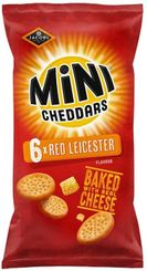 Jacob's Mini Cheddars Red Leicester 6pk - Coming RI