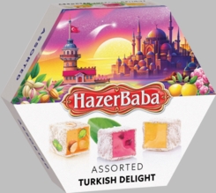 Hazer Baba Assorted Turkish Delight 250g - Coming Christmas 2026 LLB