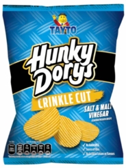 Hunky Dorys Crinkle Cut Salt & Vinegar 45g 