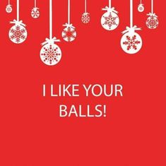 I Like Your Balls! Cocktail Napkins I Like Your Balls! Cocktail Napkins