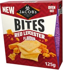 Jacob's Red Leicester Flavour Bites 125g Jacob's Red Leicester Flavour Bites 125g