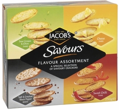 Jacob's Savours Flavour Crackers Assortment 250g - Coming Christmas 2026 BD