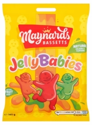 Maynards Bassetts Jelly Babies Bag 130g 
