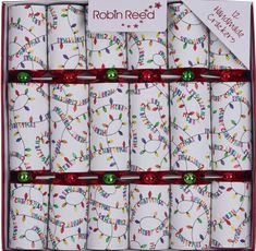 Robin Reed Christmas Fairy Lights Crackers 12ct - Coming Christmas 2026