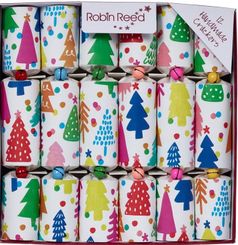 Robin Reed Bright Trees Crackers 12ct - Coming Christmas 2026