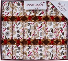 Robin Reed Christmas Berry Crackers 6ct - Coming Christmas 2026