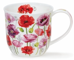 Dunoon Cambrae Meadow Poppies Pink