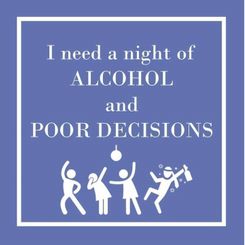  A Night of Alcohol Cocktail Napkins