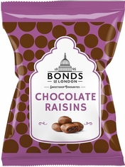 Bonds of London Chocolate Raisins Sweets Bag 130g