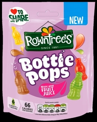 Rowntree's Bottle Pops Sweets Pouch 115g - Coming Soon