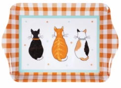 Cats in Waiting Small Tray