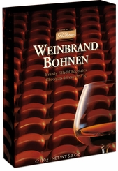  Weinbrand Bohnen Dark Chocolate Brandy Beans 150g
