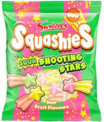 Swizzels Squashies Sour Shooting Stars Gums 100g - Coming Soon