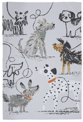 Dog Days Tea Towel