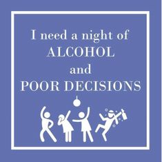 A Night of Alcohol Cocktail Napkins A Night of Alcohol Cocktail Napkins