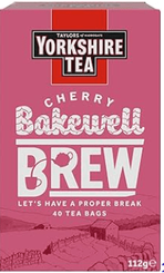 Yorkshire Cherry Bakewell Brew 40ct Bags