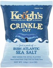 Keogh's Crinkle Cut Irish Atlantic Sea Salt 125g Keogh's Crinkle Cut Irish Atlantic Sea Salt 125g