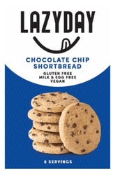 Lazy Day Foods Chocolate Chip Shortbread Gluten Free, Vegan