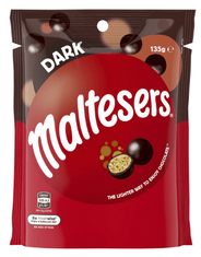 Maltesers Dark Chocolate Pouch 135g-3 In Stock