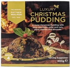 Matthew Walker Luxury Christmas Pudding 400g 