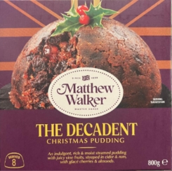 Matthew Walker Decadent Christmas Pudding 800g 