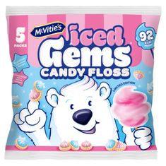 Mcvitie's Candyfloss Iced Gems 5pk Mcvitie's Candyfloss Iced Gems 5pk