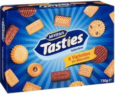 McVitie's Tasties Biscuits Assortment Selection Box 730g McVitie's Tasties Biscuits Assortment Selection Box 730g