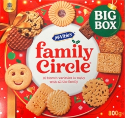 McVitie's Family Circle Carton 800g