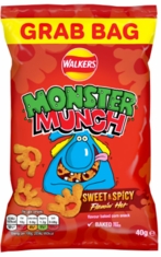 Walkers Flamin' Hot Monster Munch 40g Walkers Flamin' Hot Monster Munch 40g