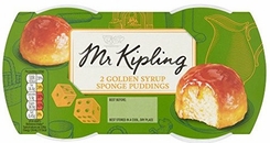 Mr. Kipling Golden Syrup Sponge Pudding 2pk