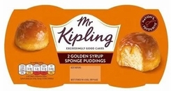 Mr. Kipling Golden Syrup Sponge Pudding 2pk 