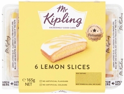 Mr. Kipling Lemon Slices 6pk 165g - Low Stock