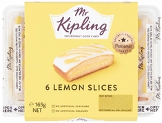 Mr. Kipling Lemon Slices 6pk 165g Mr. Kipling Lemon Slices 6pk 165g