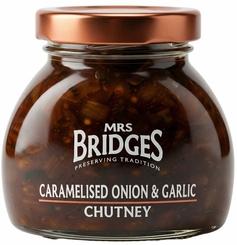 Mrs. Bridges Carmelised Onion & Garlic Chutney 4oz - Coming Soon