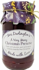 Mrs Darlington's A Very Merry Christmas Plum Preserve With Port 340g - Coming Christmas 2026 RI