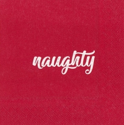Naughty and Nice Cocktail Napkins - Coming Soon