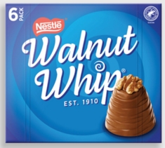 Walnut Whip 6pk Box 180g Walnut Whip 6pk Box 180g