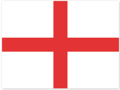 St. George Flag Large Sticker