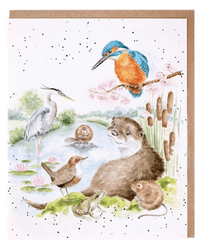 'The Riverbank' Card