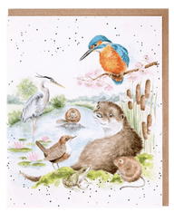 'The Riverbank' Card 'The Riverbank' Card