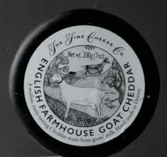 The Fine Cheese Co. English Farmhouse Goat Cheddar 200g