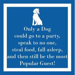 Only A Dog Cocktail Napkins