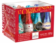 Abtey L'Original Liqueur Filled Bottles Crate 12pc 108g Abtey L'Original Liqueur Filled Bottles Crate 12pc 108g