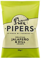 Pipers Crisps with Jalapeno and Dill 40 -