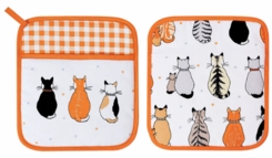 Cats in Waiting Pot Mat